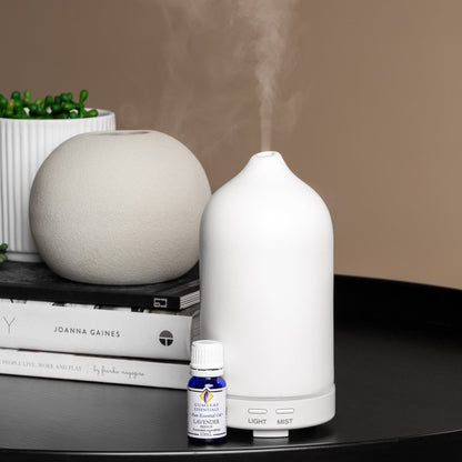 Buckley & Phillips Aromatics - Ultrasonic Oil Diffuser (White Stone)