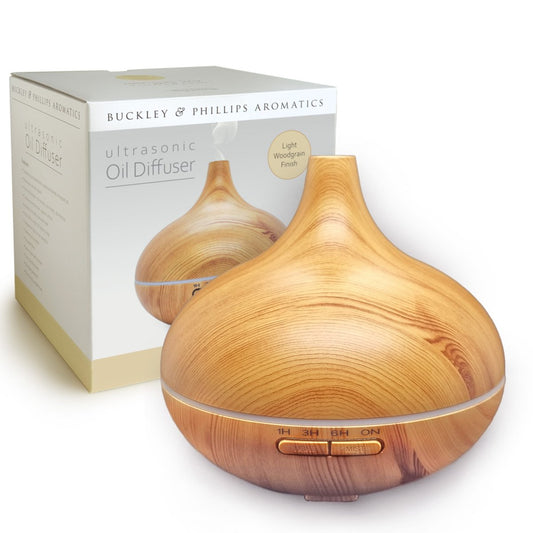 Buckley & Phillips Aromatics - Woodgrain Ultrasonic Oil Diffuser