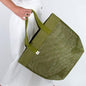 Apple Green Duck Jute Mesh Bag