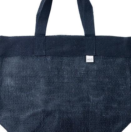 Apple Green Duck Jute Mesh Bag
