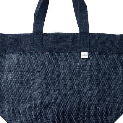 Apple Green Duck Jute Mesh Bag