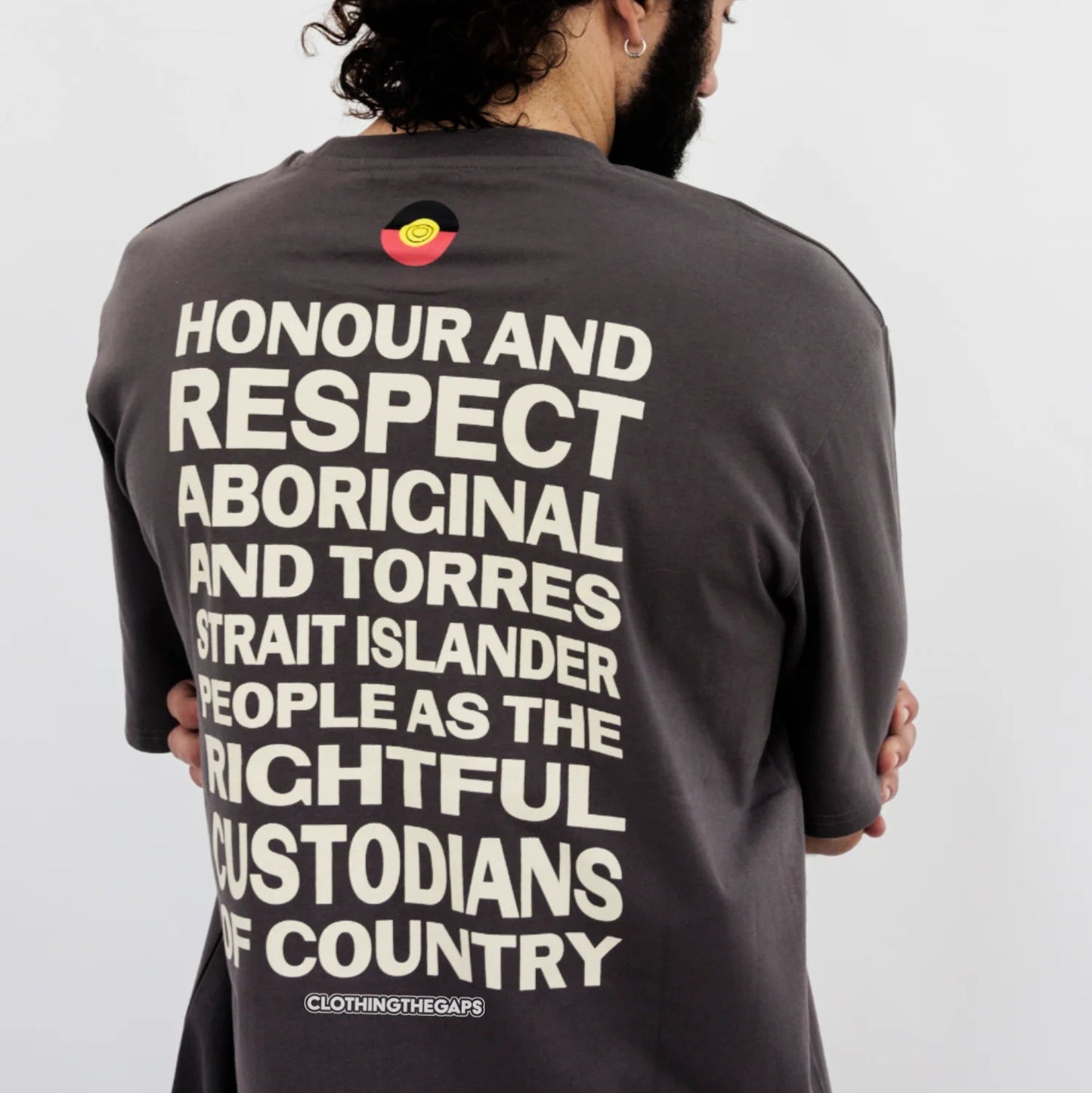 Clothing the Gaps - Honour Country Tee (Charcoal)