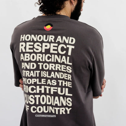 Clothing the Gaps - Honour Country Tee (Charcoal)
