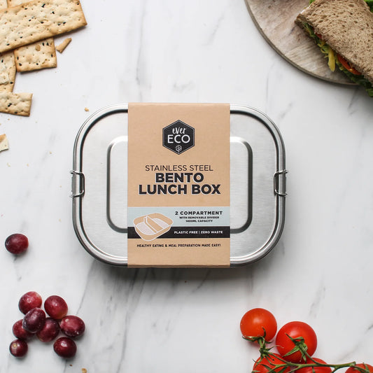 Ever Eco 2 Compartment Bento Box - 1400ml