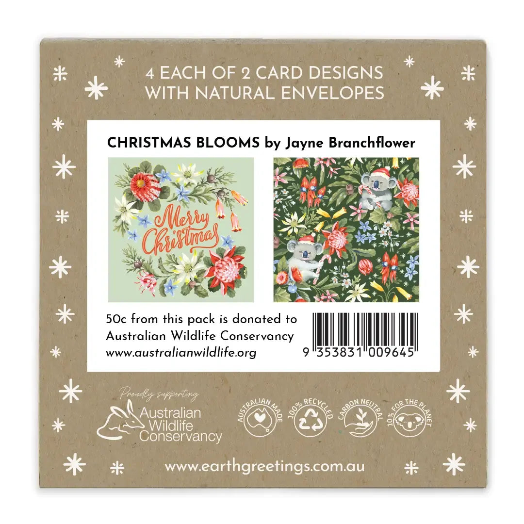 Earth Greetings - Boxed Christmas Cards | Christmas Blooms