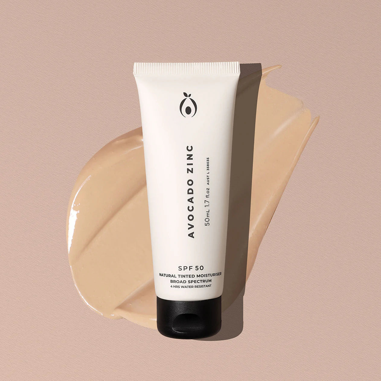 Avocado Zinc - SPF 50 Natural Tinted Moisturiser