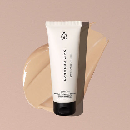 Avocado Zinc - SPF 50 Natural Tinted Moisturiser