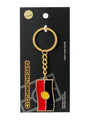 Clothing the Gaps - Aboriginal Flag Keyring
