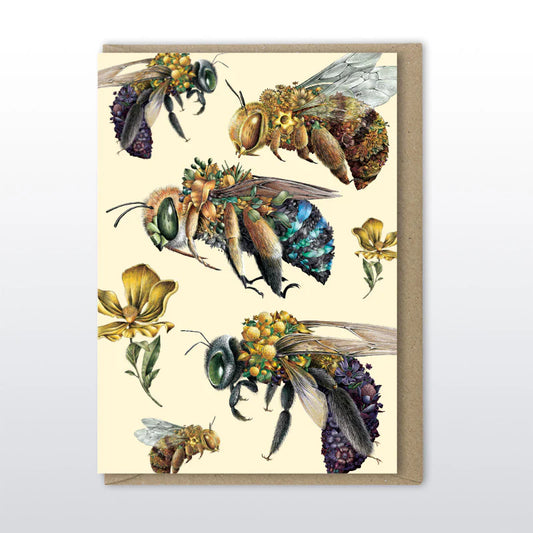 Marini Ferlazzo - Australian Bees Greeting Card
