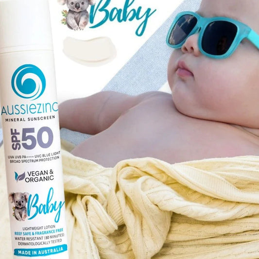 AussieZinc - Baby SPF50+ Organic Mineral Sunscreen