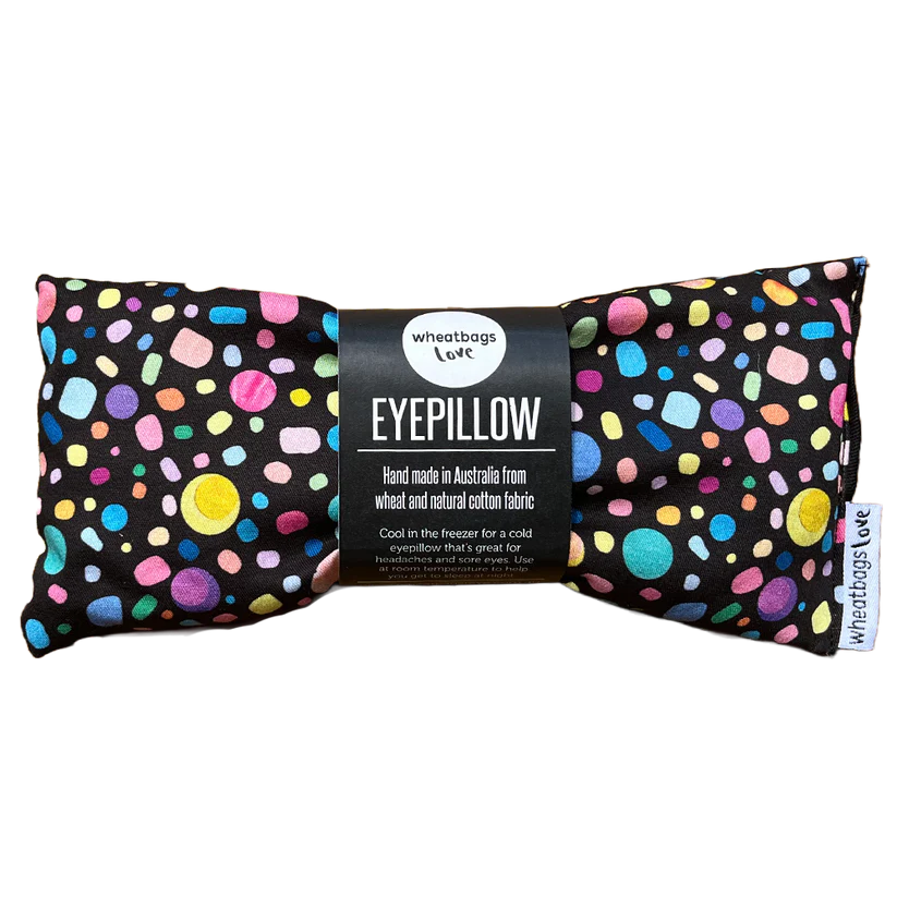 Wheatbags Love - Eyepillow (Black Pebbles)