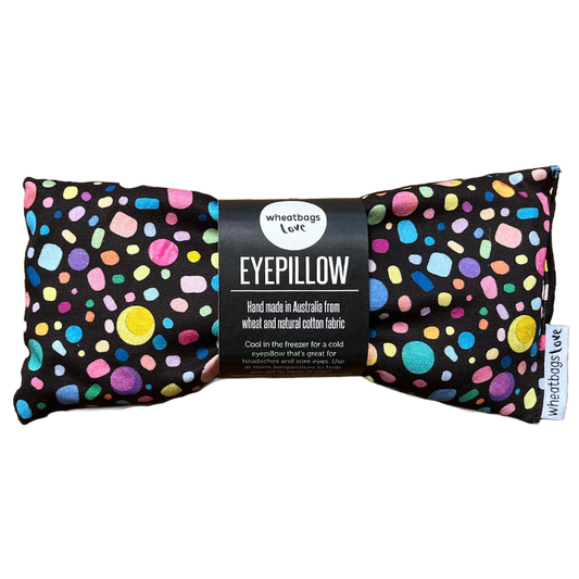 Wheatbags Love - Eyepillow (Black Pebbles)