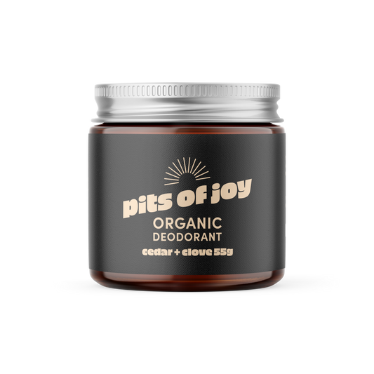 Pits of Joy - Organic Vegan Deodorant (Cedar + Clove)