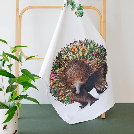 Marini Ferlazzo - Echidna Bushwalk Cotton Tea Towel