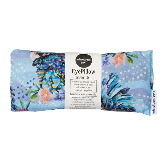 Wheatbags Love - Eyepillow (Blue Cockatoo)