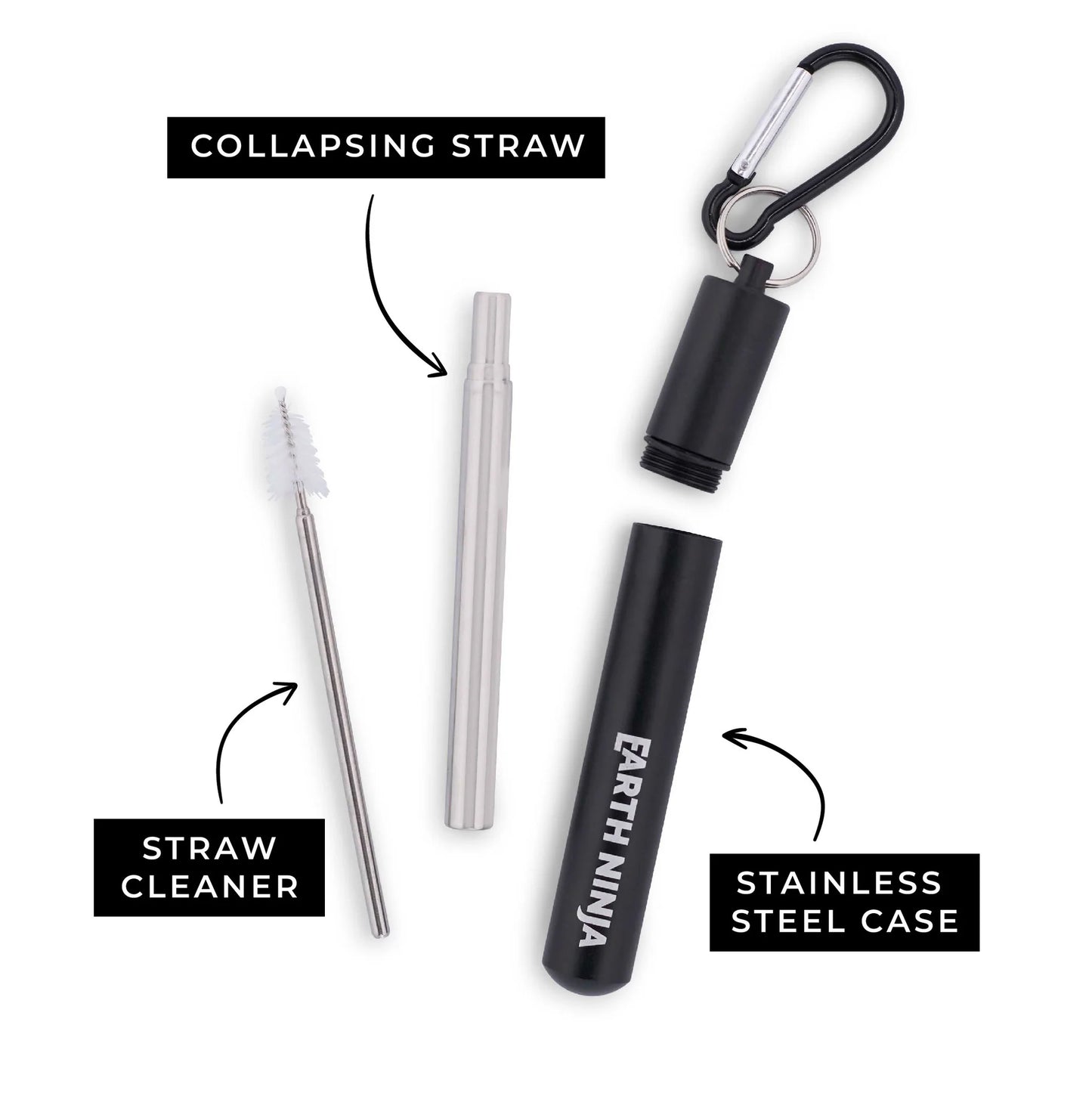 Earth Ninja - Collapsible Straw