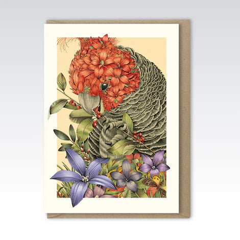 Marini Ferlazzo - Gang-Gang Cockatoo Greeting Card