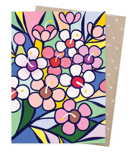 Earth Greetings - Greeting A5 Cards | Wonderful Wax Flower