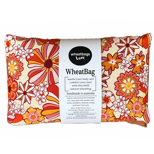 Wheatbags Love - Wheatbag | Groovy Flowers (Orange)