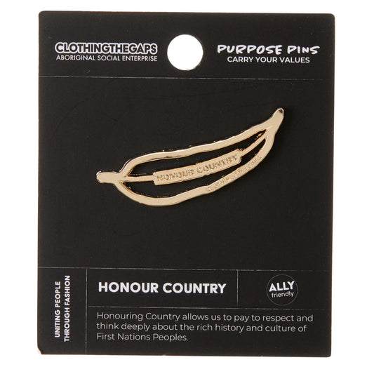 Clothing the Gaps - Honour Country Pin
