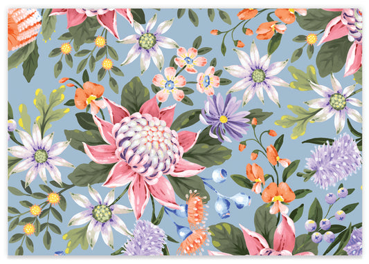 Earth Greetings - Recycled Folded Wrapping Paper | Abundance