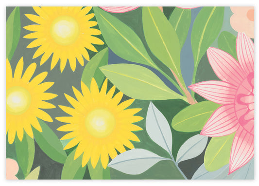 Earth Greetings - Recycled Folded Wrapping Paper | Bush Bouquet