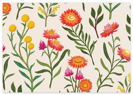 Earth Greetings - Recycled Folded Wrapping Paper | Everlasting Love