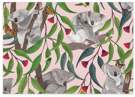 Earth Greetings - Recycled Folded Wrapping Paper | Koala Playground