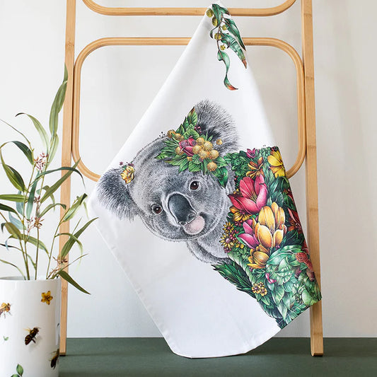 Marini Ferlazzo - Koala Bushwalk Cotton Tea Towel