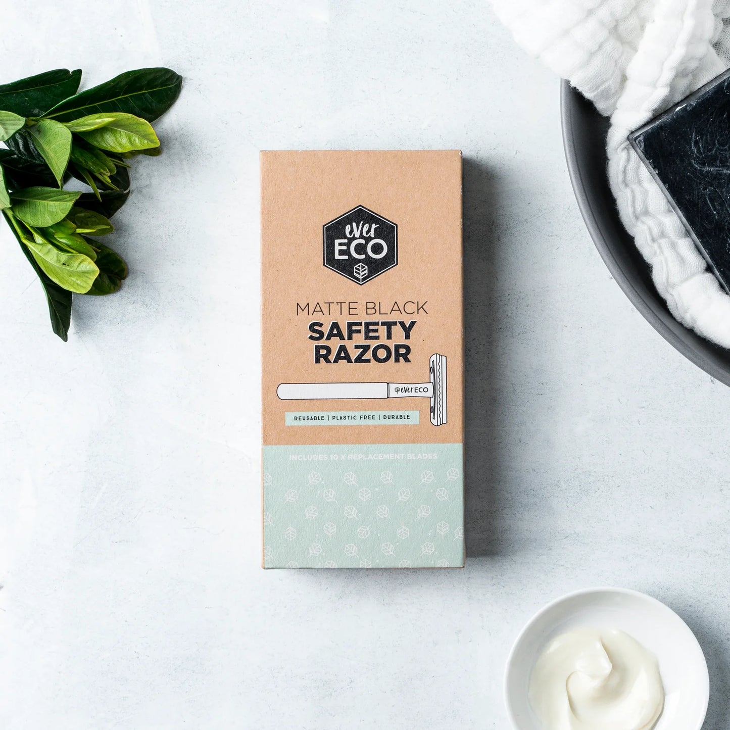 Ever Eco Matte Safety Razors with Replacement Blades