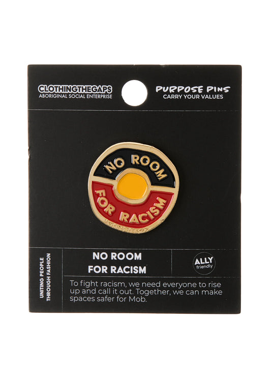 Clothing the Gaps - No Room For Racism Pin