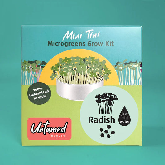 Untamed Health - Mini Tini Radish Microgreens Kit