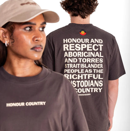 Clothing the Gaps - Honour Country Tee (Charcoal)