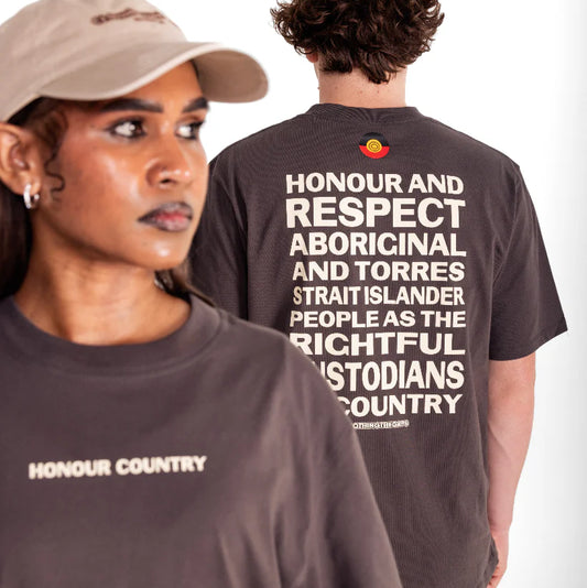 Clothing the Gaps - Honour Country Tee (Charcoal)