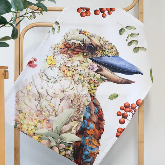 Marini Ferlazzo - Kookaburra Portrait Cotton Tea Towel