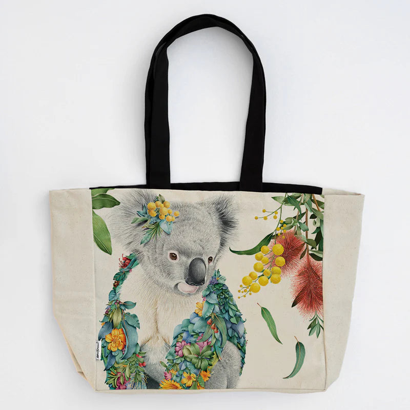 Marini Ferlazzo - Koala Portrait Canvas Tote Bag