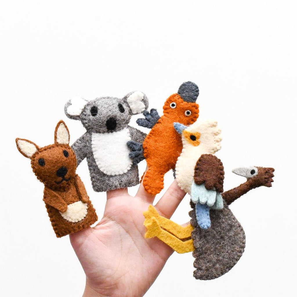 Tara Treasures - Finger Puppets Set (Australian Animals)
