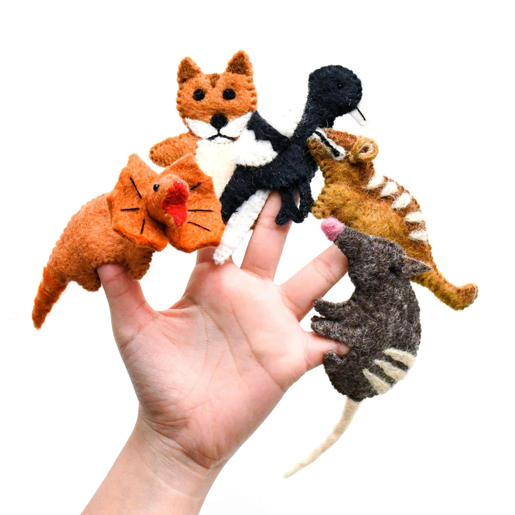 Tara Treasures - Finger Puppets Set (Australian Animals)