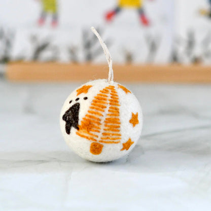 Tara Treasures - Felt Christmas Bauble Ornament