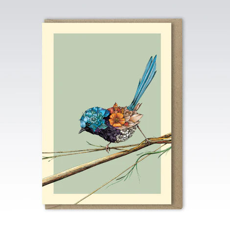 Marini Ferlazzo - Wren Bushwalk Greeting Card