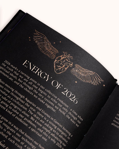 Dreamy Moons - 2026 Year of Growth Book (Onyx Black)