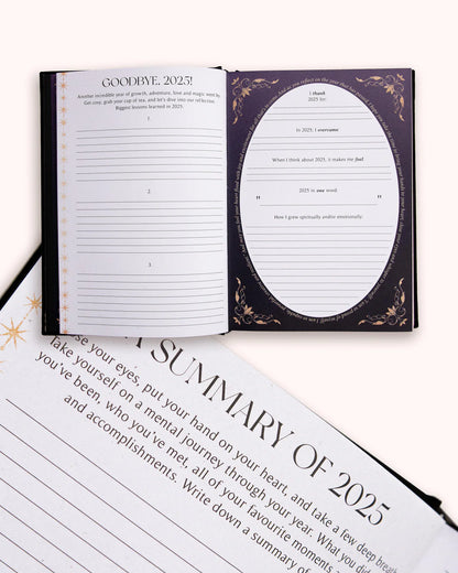 Dreamy Moons - 2026 Year of Growth Book (Onyx Black)