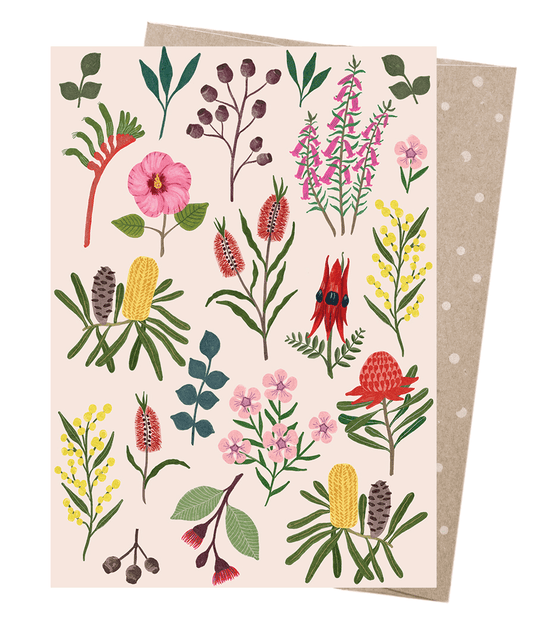 Earth Greetings - Greeting A5 Cards | Australian Wildflowers
