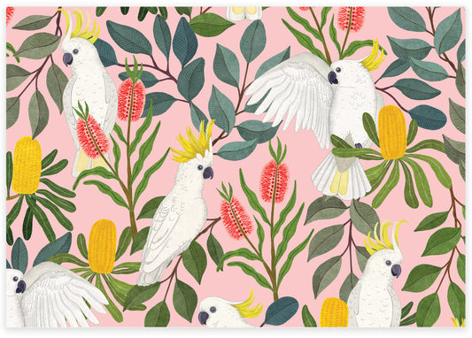 Earth Greetings - Recycled Folded Wrapping Paper | Aussie Squawkers