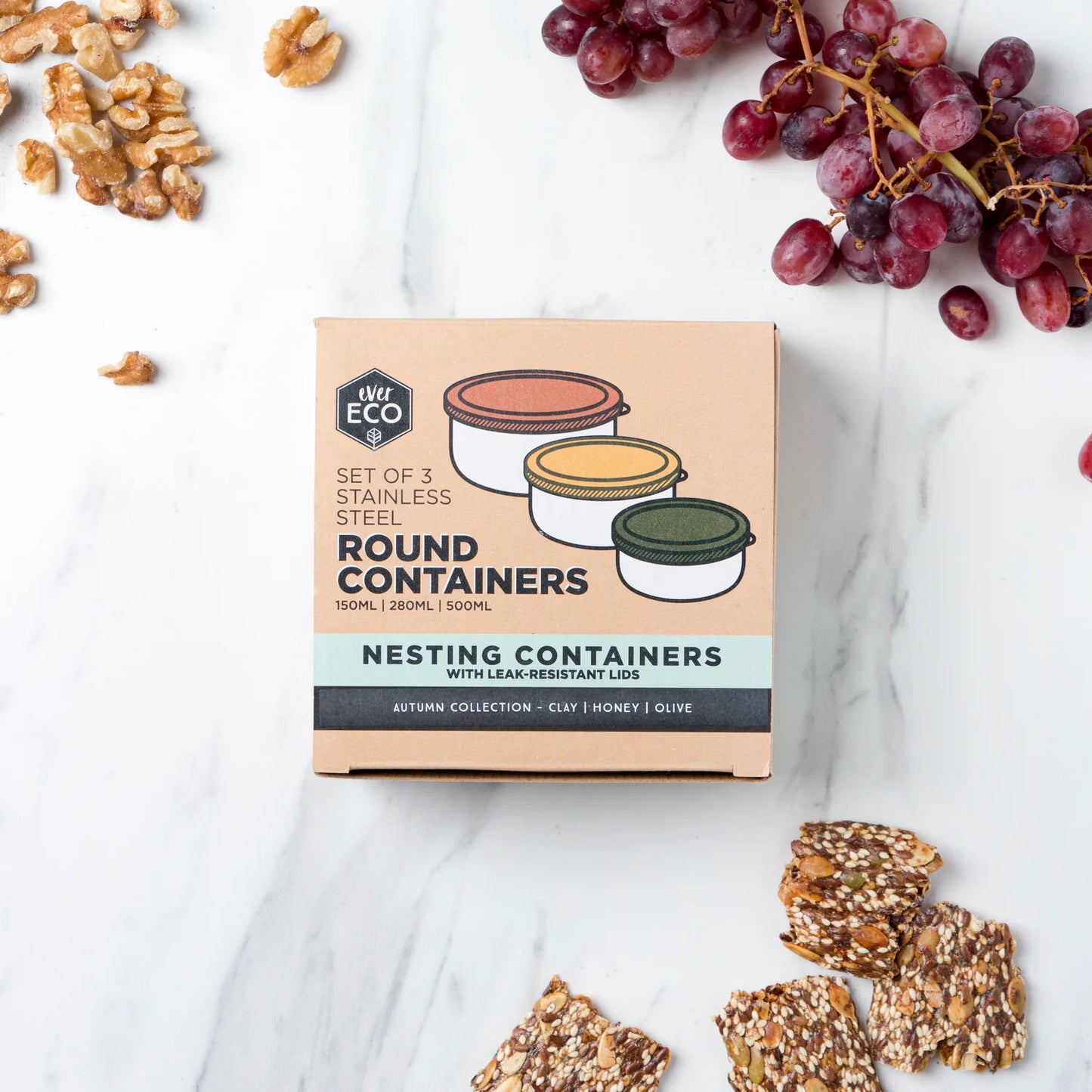Ever Eco Round Nesting Containers
