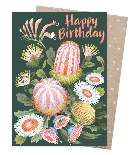 Earth Greetings - Greeting A5 Cards | Birthday Banksias