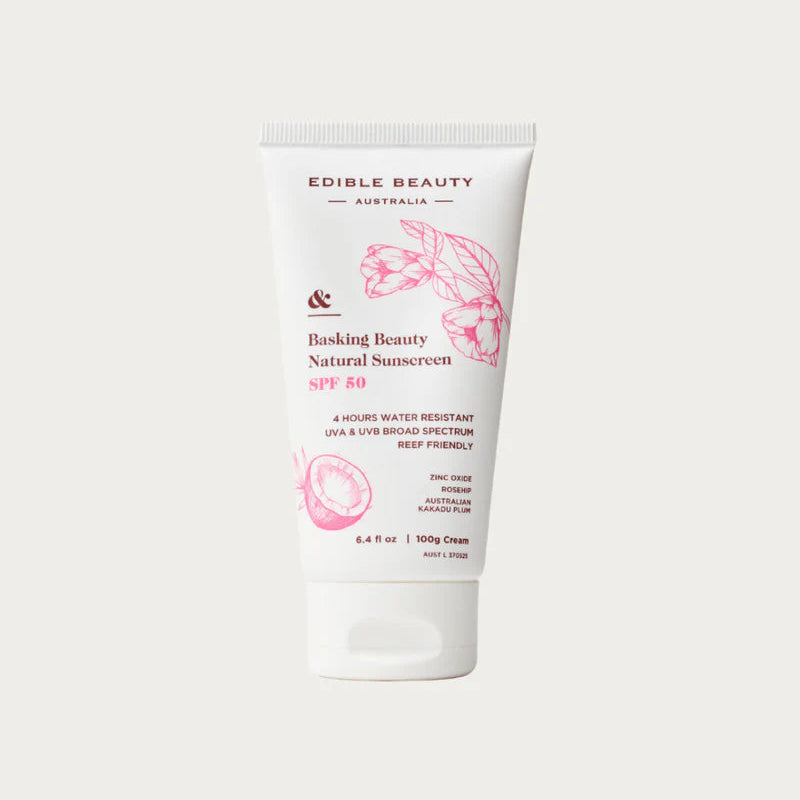 Edible Beauty - Basking Beauty Natural Sunscreen SPF50