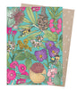 Earth Greetings - Greeting A5 Cards | Blue Banded Bees & Wildflowers