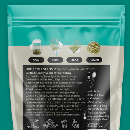 Untamed Health - Broccoli Sprouting Seeds