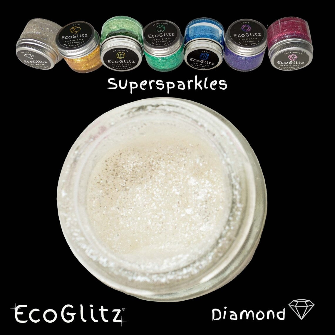 EcoGlitz - Crystal Biodegradable Glitters